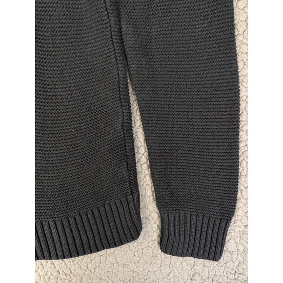 J. Crew Women's Classic Crew Neck Sweater Size Medium Ribbed Knit Black Preppy - Picture 4 of 11